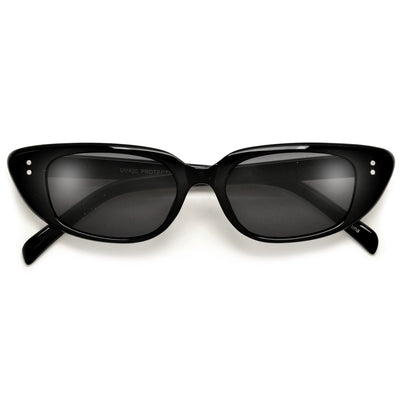 Slim Vintage Cat Eye Sunglasses