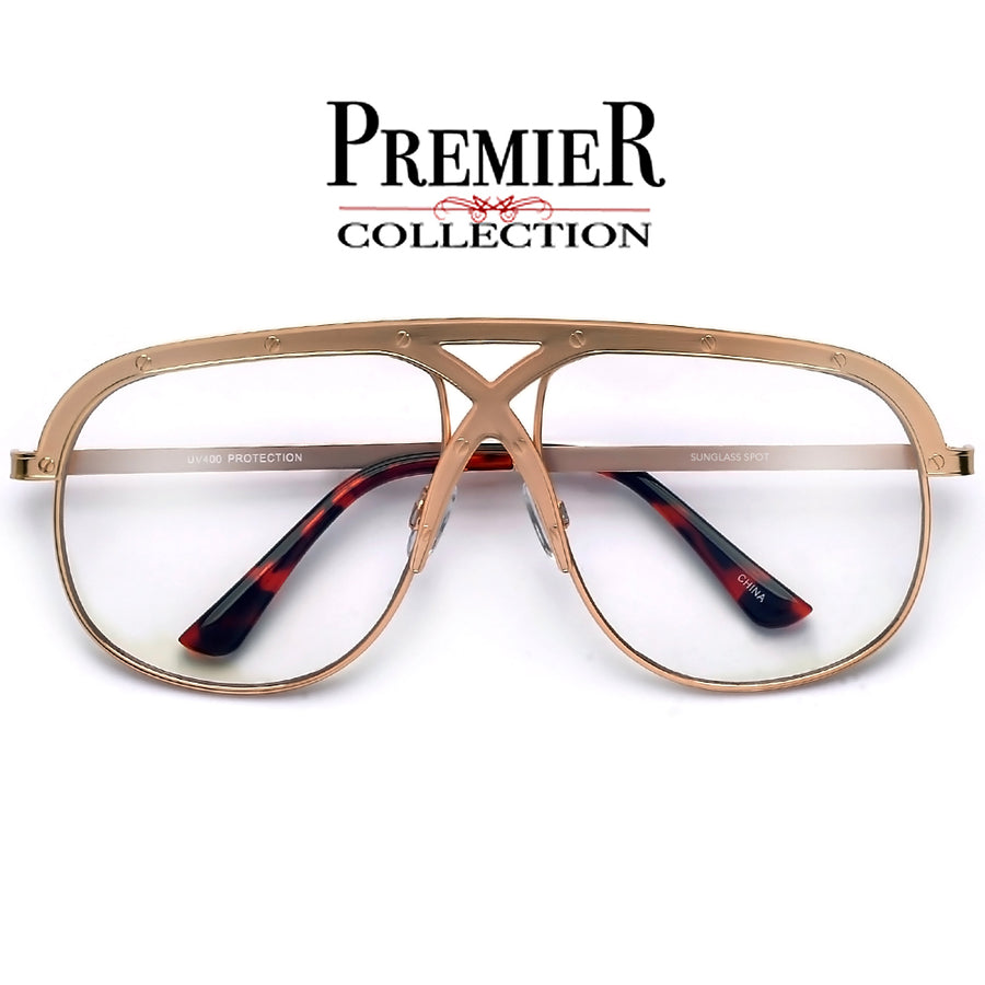 Premier Collection-Oversized Flat Top Show Stopping Sunnies