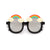 Cute Kids Fit Rainbow Brow Sunglasses