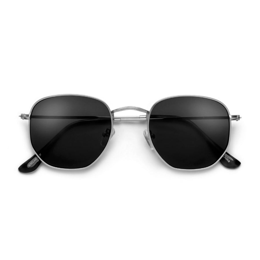 54mm Chic Geometric Flat Lens Sunnies - Sunglass Spot