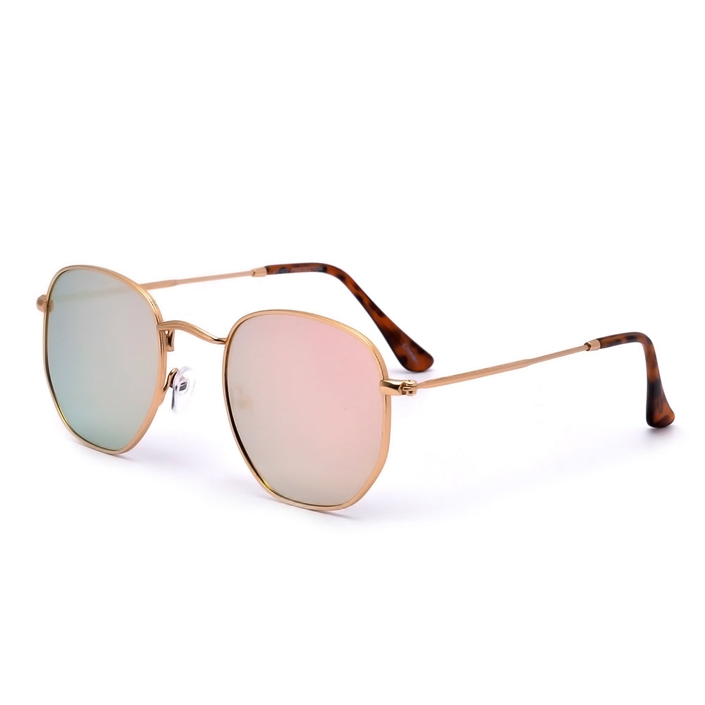 54mm Chic Geometric Flat Lens Sunnies - Sunglass Spot