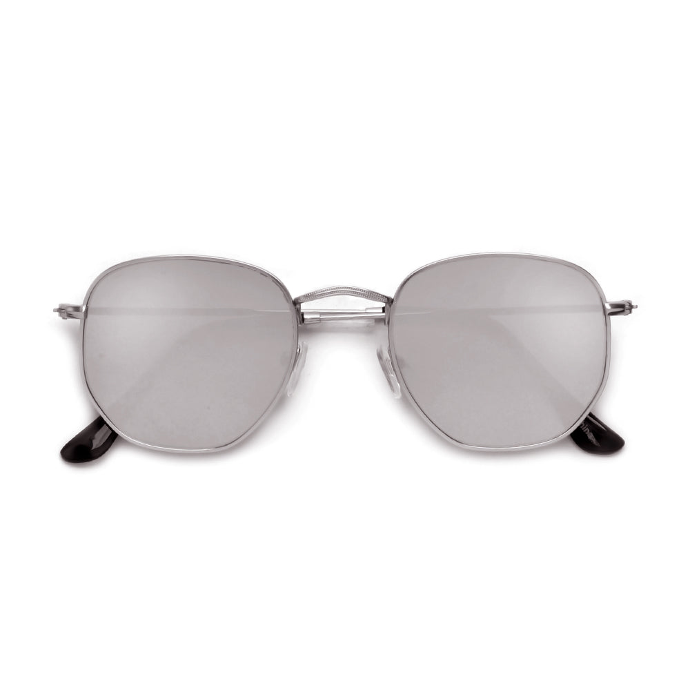 54mm Chic Geometric Flat Lens Sunnies - Sunglass Spot