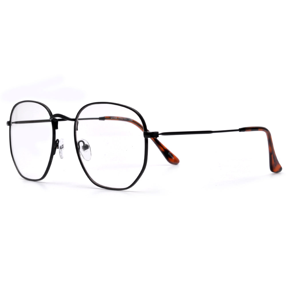 54mm Chic Geometric Flat Lens Clear Eyewear - Sunglass Spot