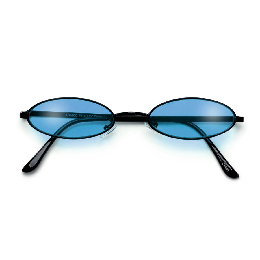 90s Ultra Slim Oval Sunnies - Sunglass Spot