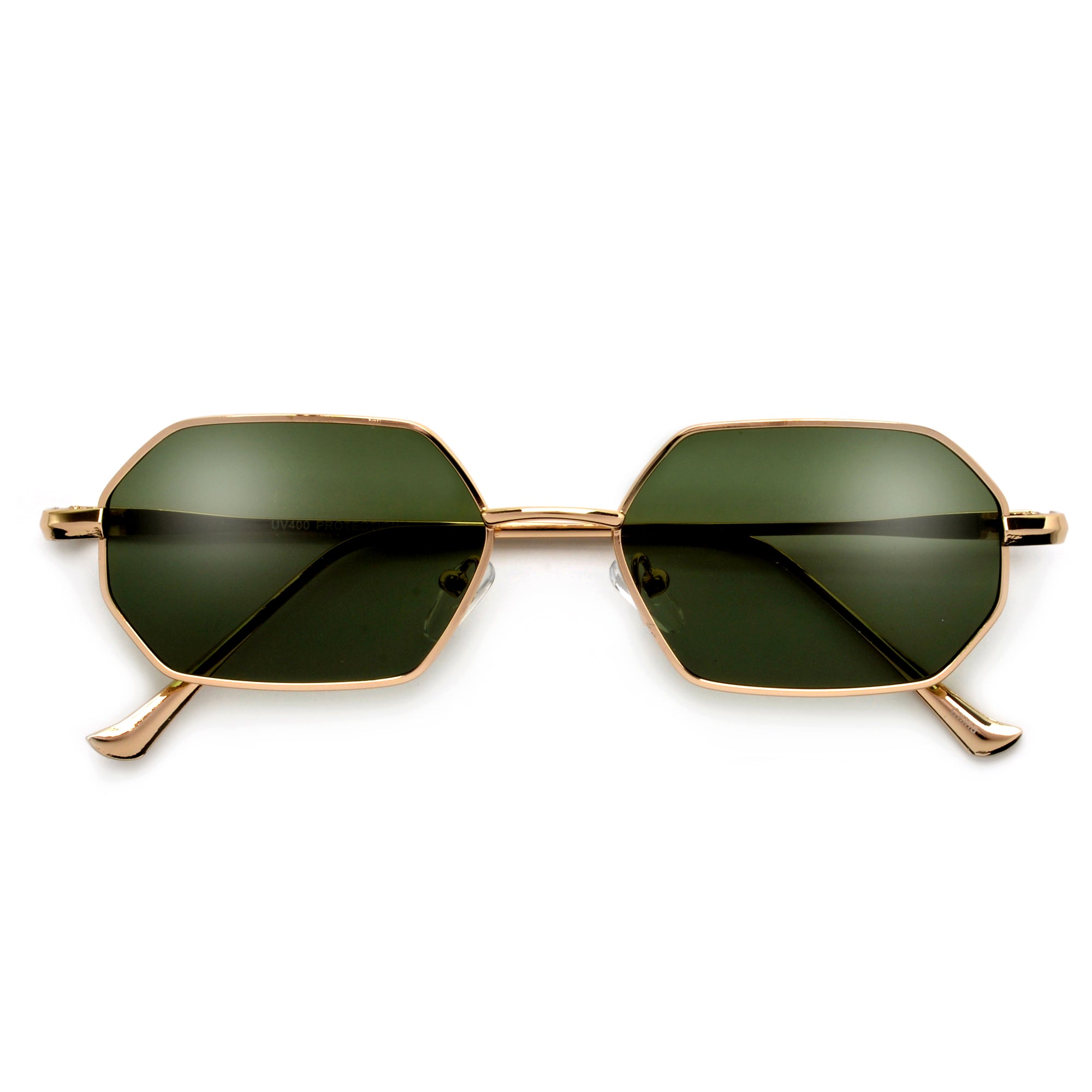 Slim Retro Slender Octagonal Sunnies - Sunglass Spot
