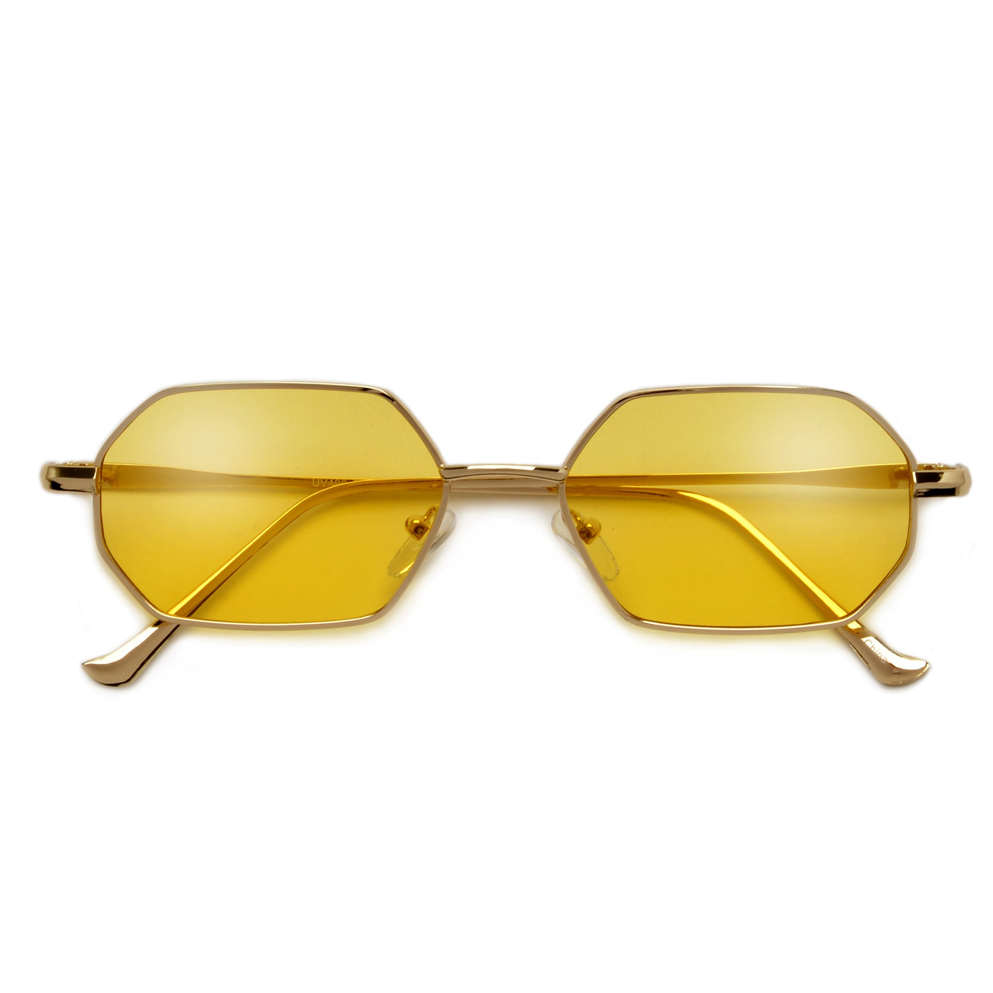 Slim Retro Slender Octagonal Sunnies - Sunglass Spot