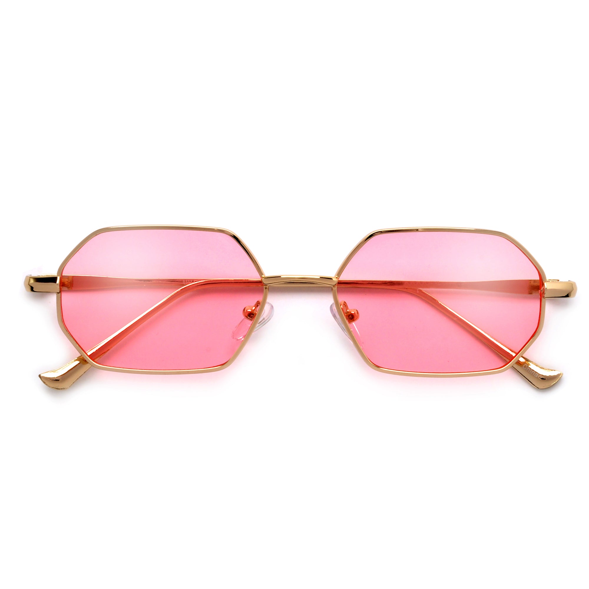 Slim Retro Slender Octagonal Sunnies - Sunglass Spot
