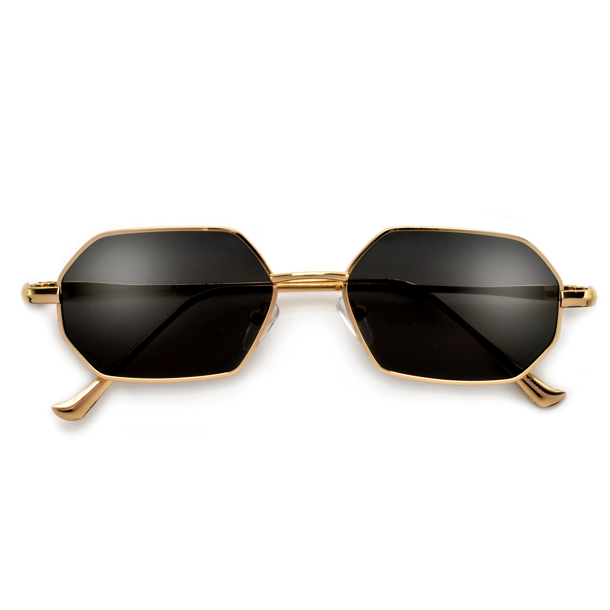Slim Retro Slender Octagonal Sunnies - Sunglass Spot