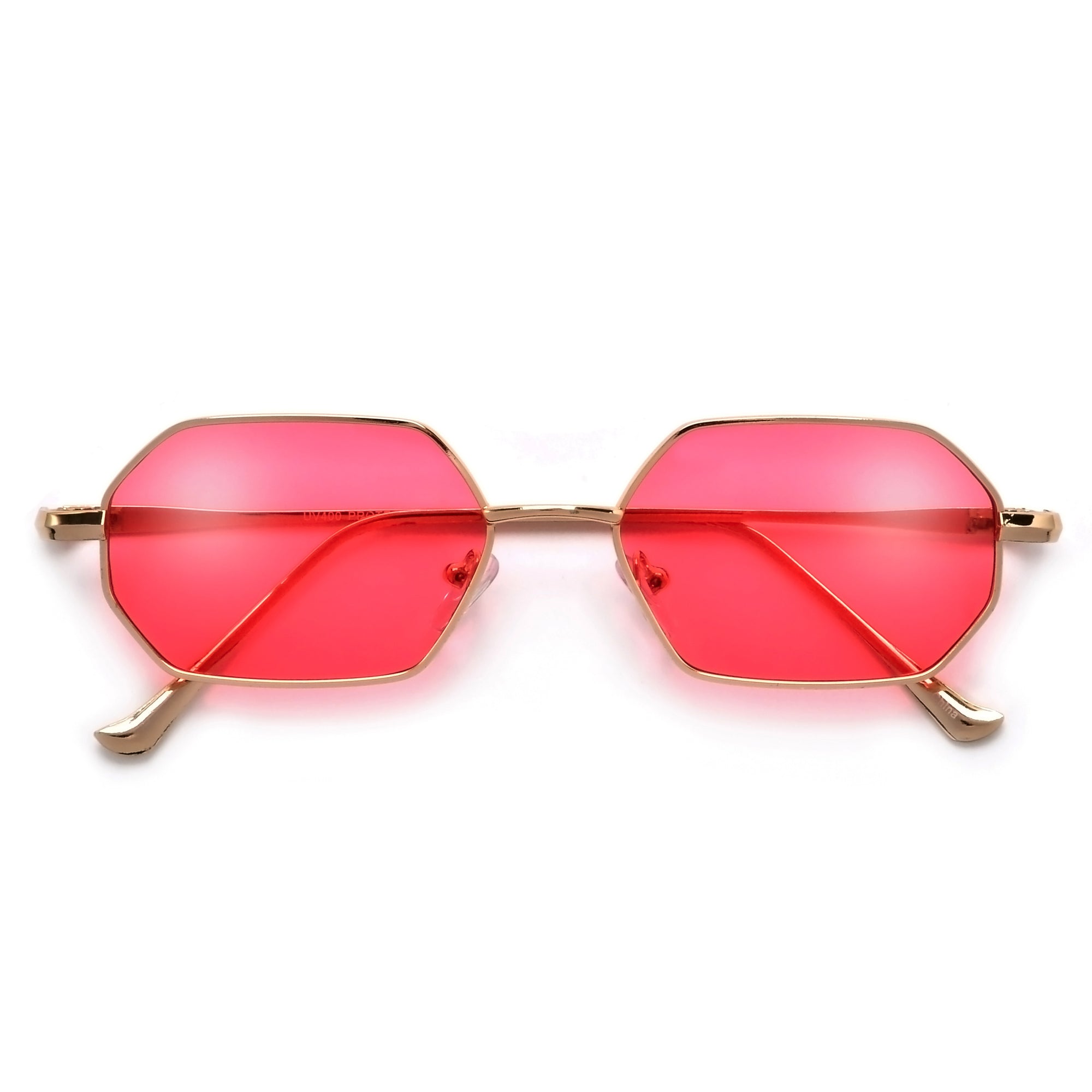 Slim Retro Slender Octagonal Sunnies - Sunglass Spot