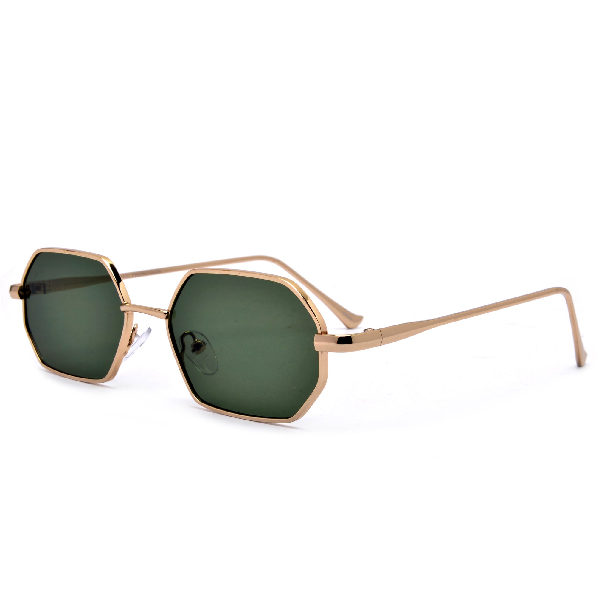 Slim Retro Slender Octagonal Sunnies - Sunglass Spot