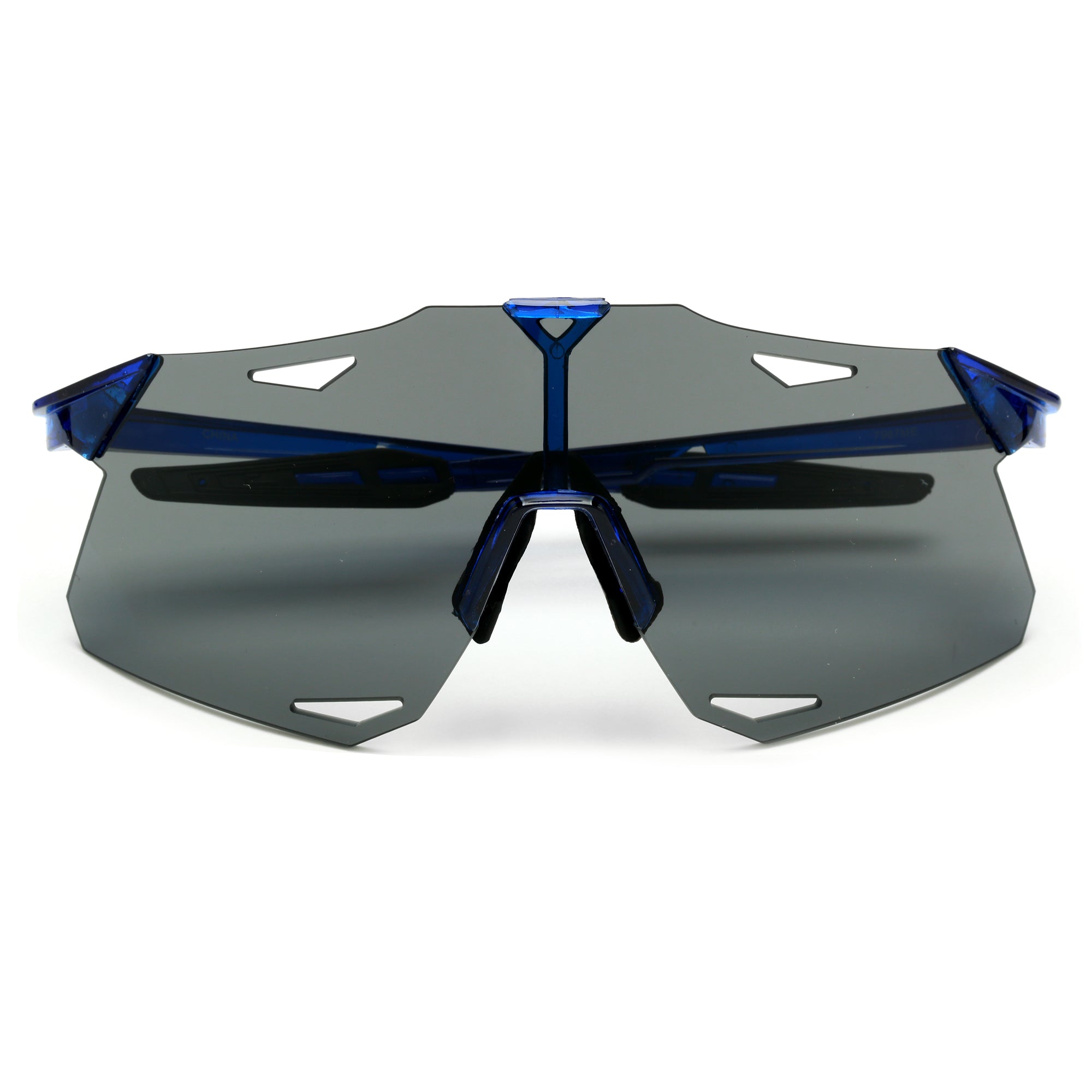 Oversize Geometric Cut Out Shield Sunnies