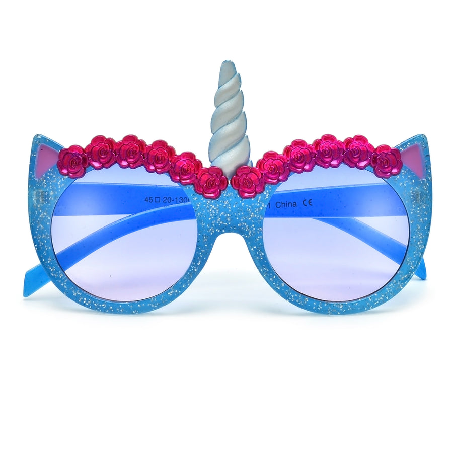 Adorable Alicorn Round Cat Eye Kids Sunnies