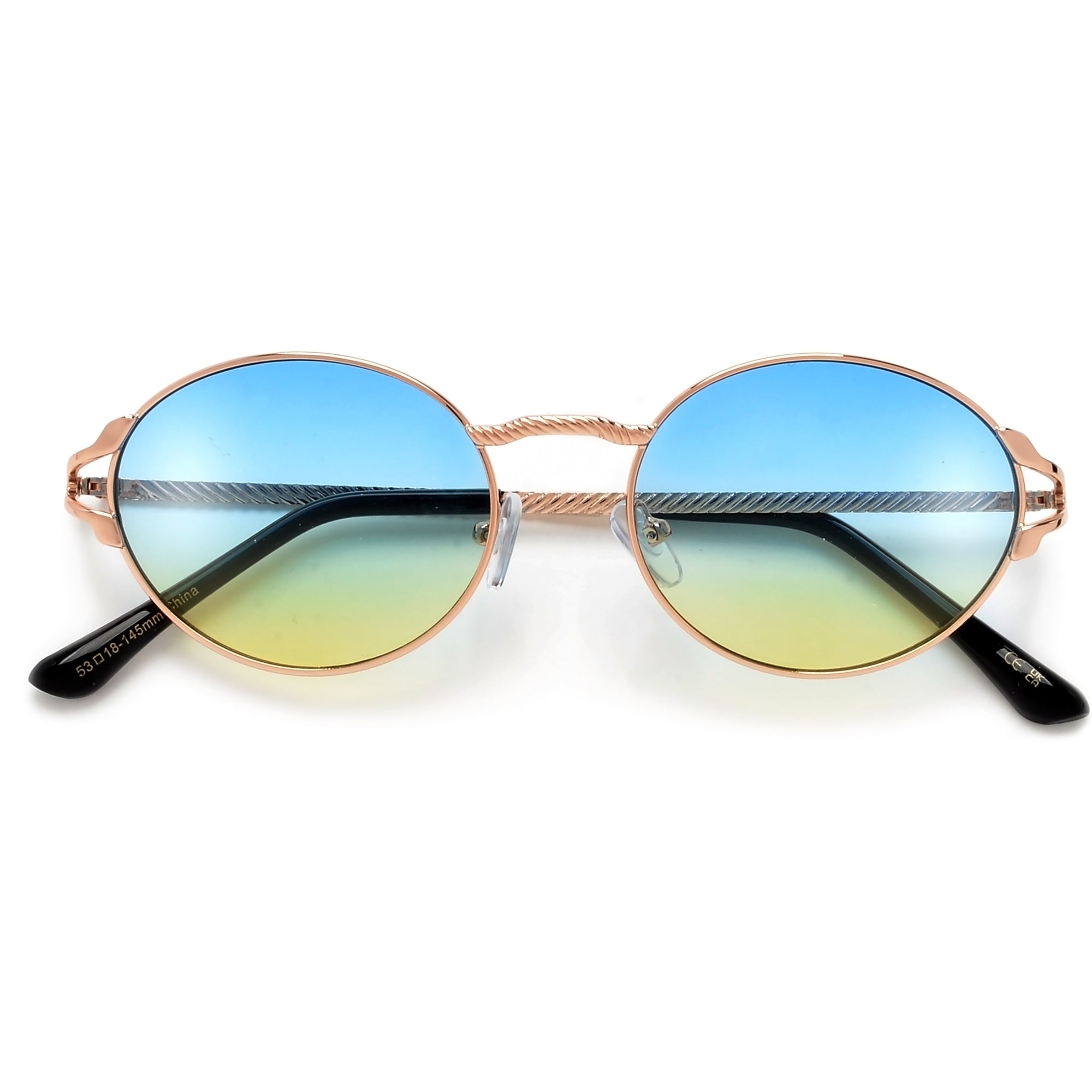 Slim Split Temple Timeless Fashion Statement Sunnies