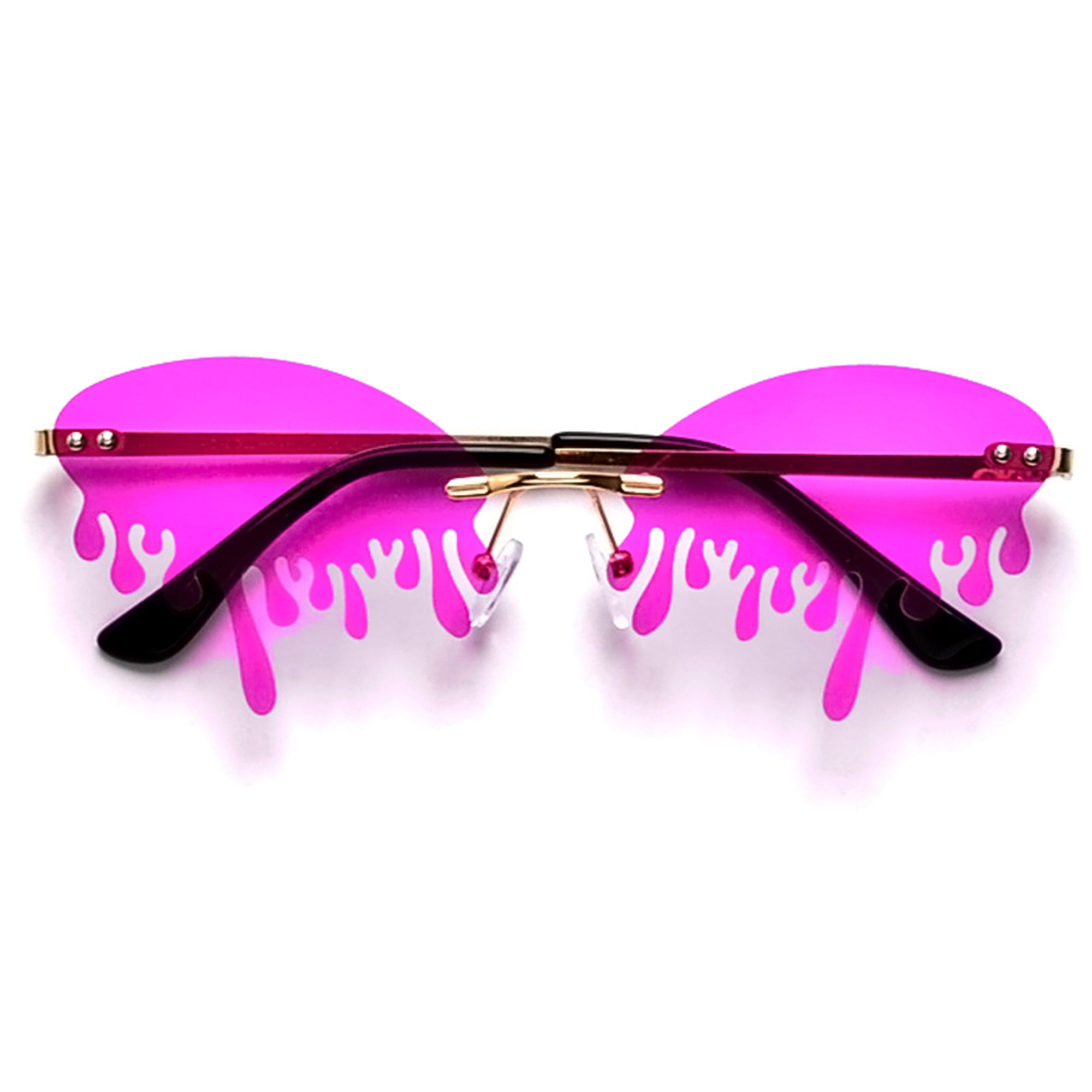 Irresistible Rimless Water Droplet Sunnies - Sunglass Spot