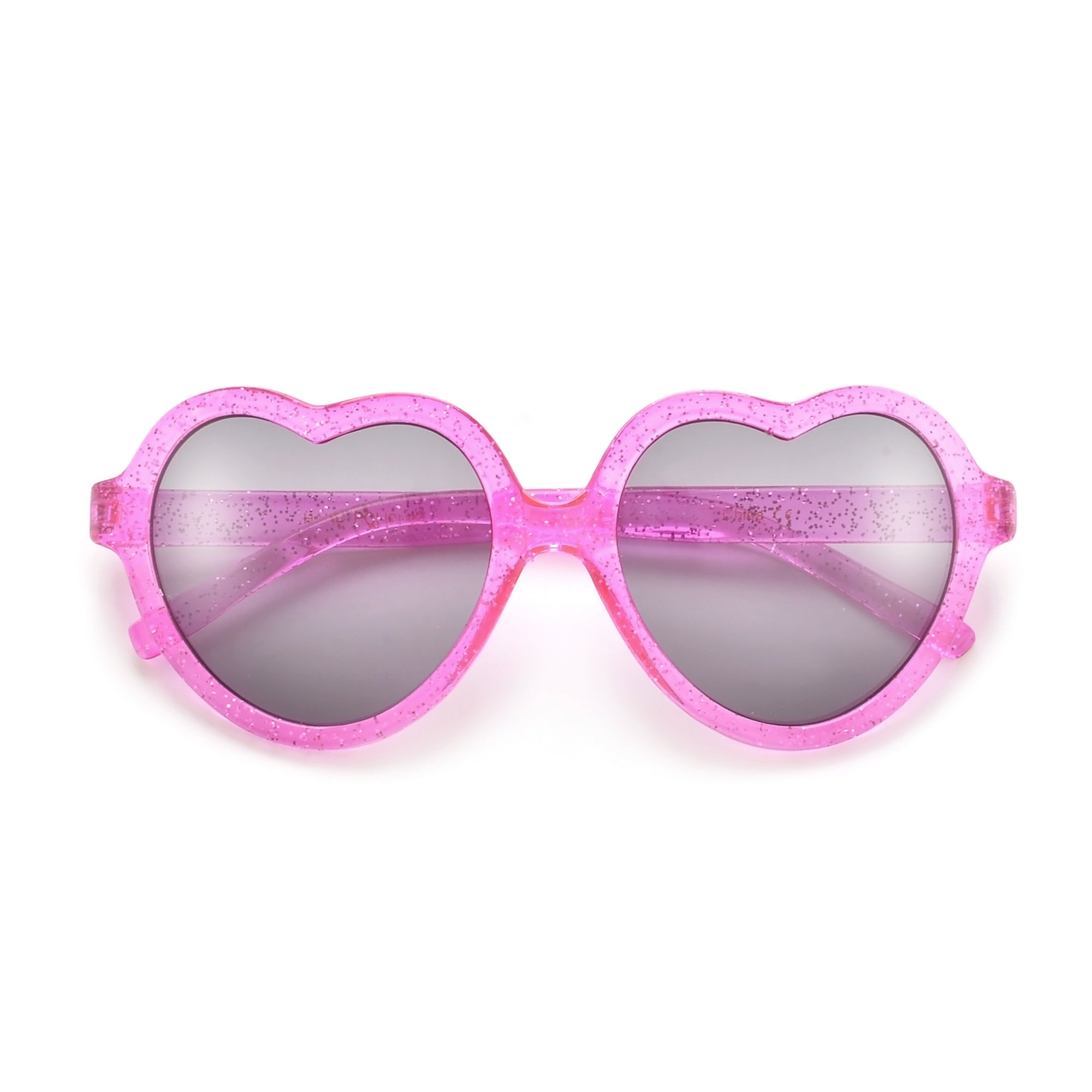 Lovable Chunky Glitter Heart Kids Sunnies
