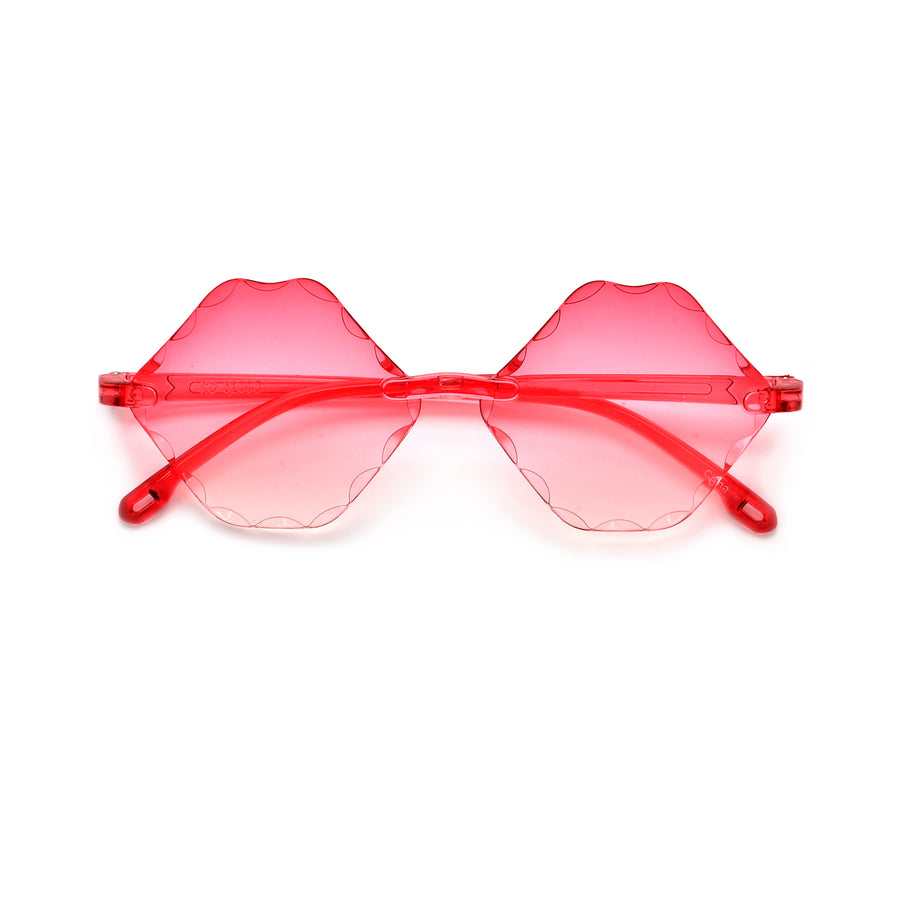 Cute Kids Geometric Rimless Sunnies