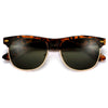 Retro Inspired Round Half Frame Sunglasses - Sunglass Spot