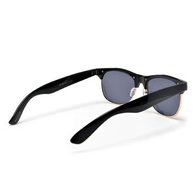 Retro Inspired Round Half Frame Sunglasses - Sunglass Spot