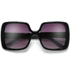 Women's Oversized Square Frame Chic Fashion Sunglasses - Sunglass Spot