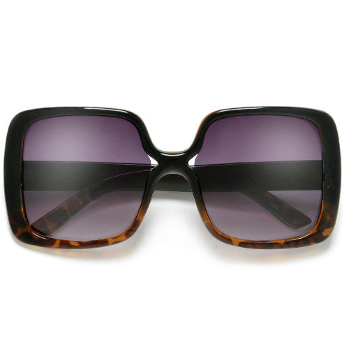 Women's Oversized Square Frame Chic Fashion Sunglasses - Sunglass Spot