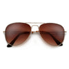 "The Perfect Aviator" Traditional 58mm Gold Tone Classic - Sunglass Spot