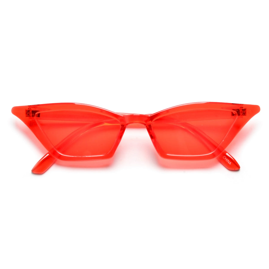 Colorful Edgy Cat Eye Sunnies - Sunglass Spot