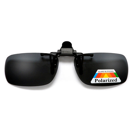 Polarized 52mm-30mm Rectangle Clip-On - Sunglass Spot