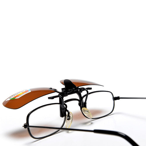 Polarized 52mm-30mm Rectangle Clip-On - Sunglass Spot