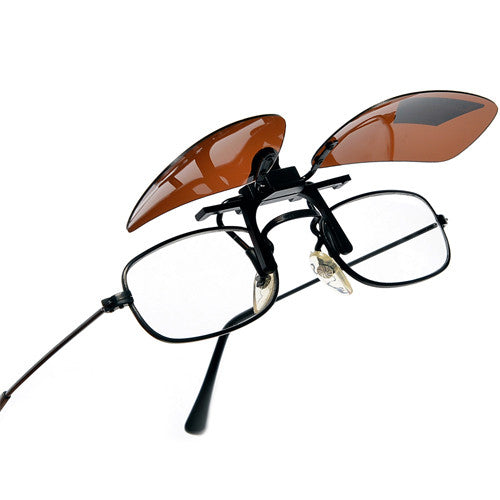 Polarized 52mm-30mm Rectangle Clip-On - Sunglass Spot