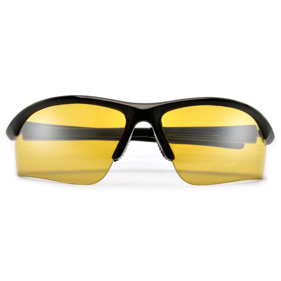 Sporty Wraparound Safety Glasses