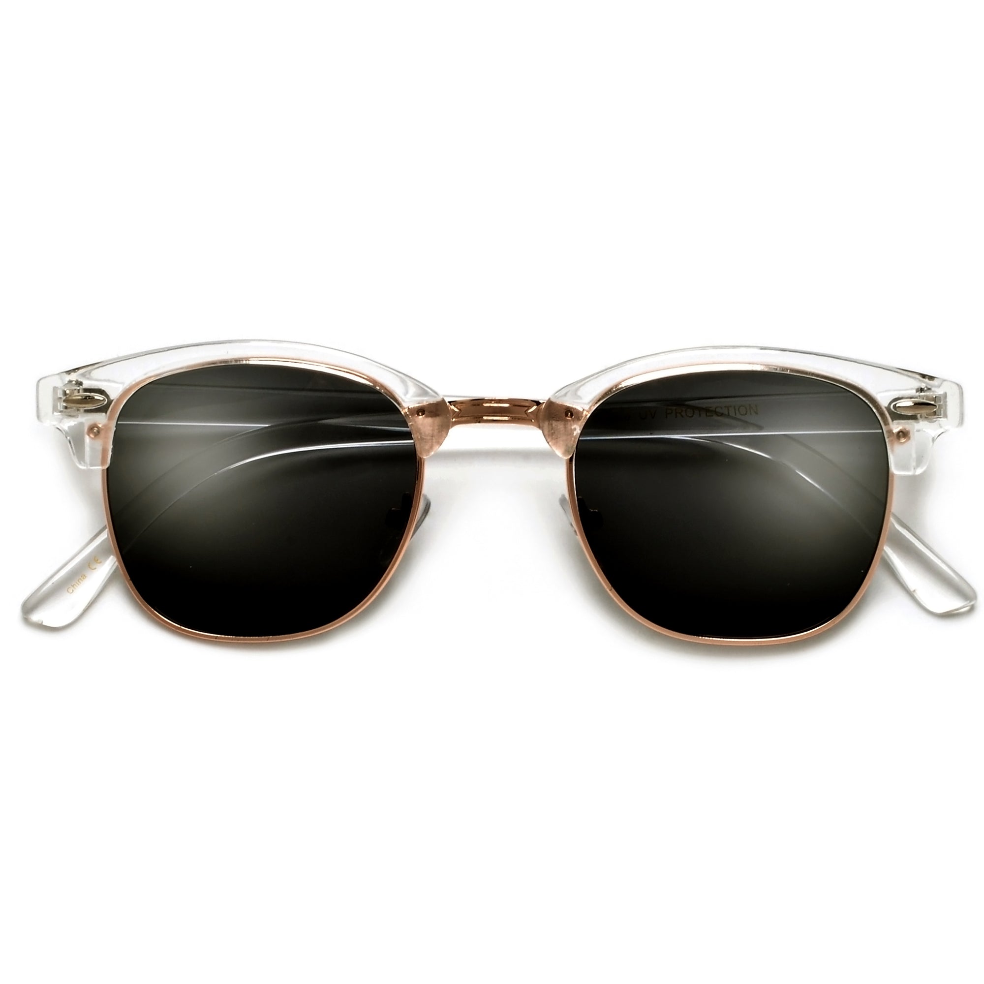 Classic Original Half Frame Semi-Rimless Sunglasses