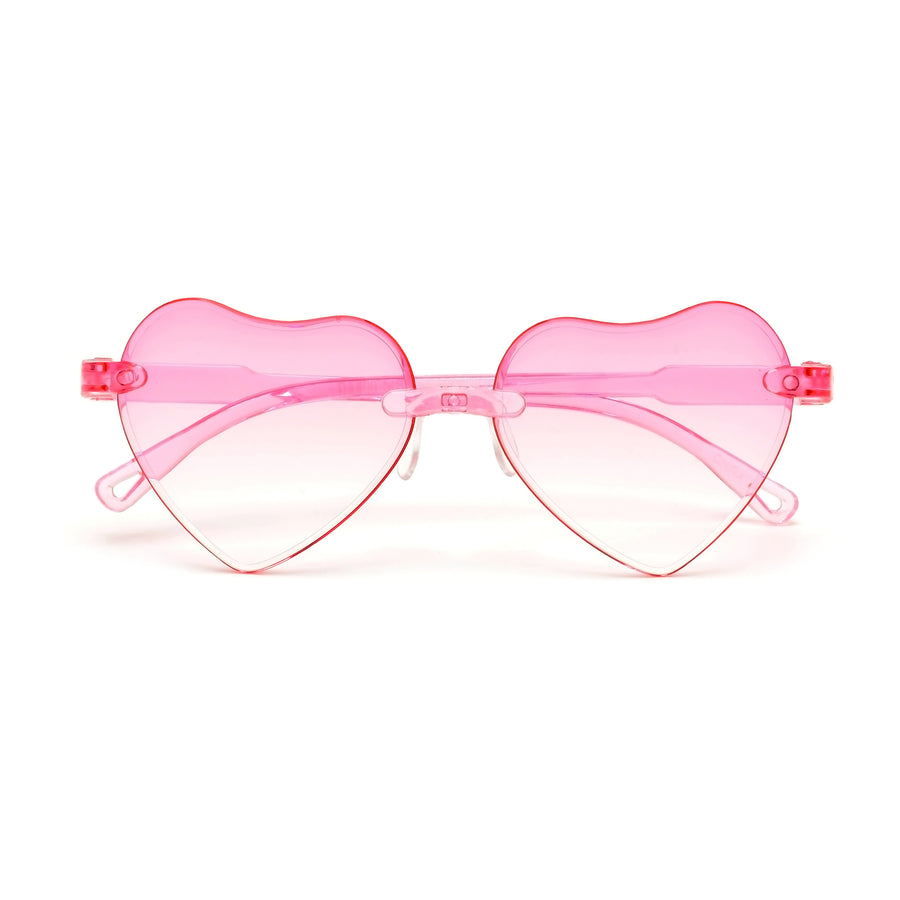KIDS CUTE RIMLESS HEART SUNNIES