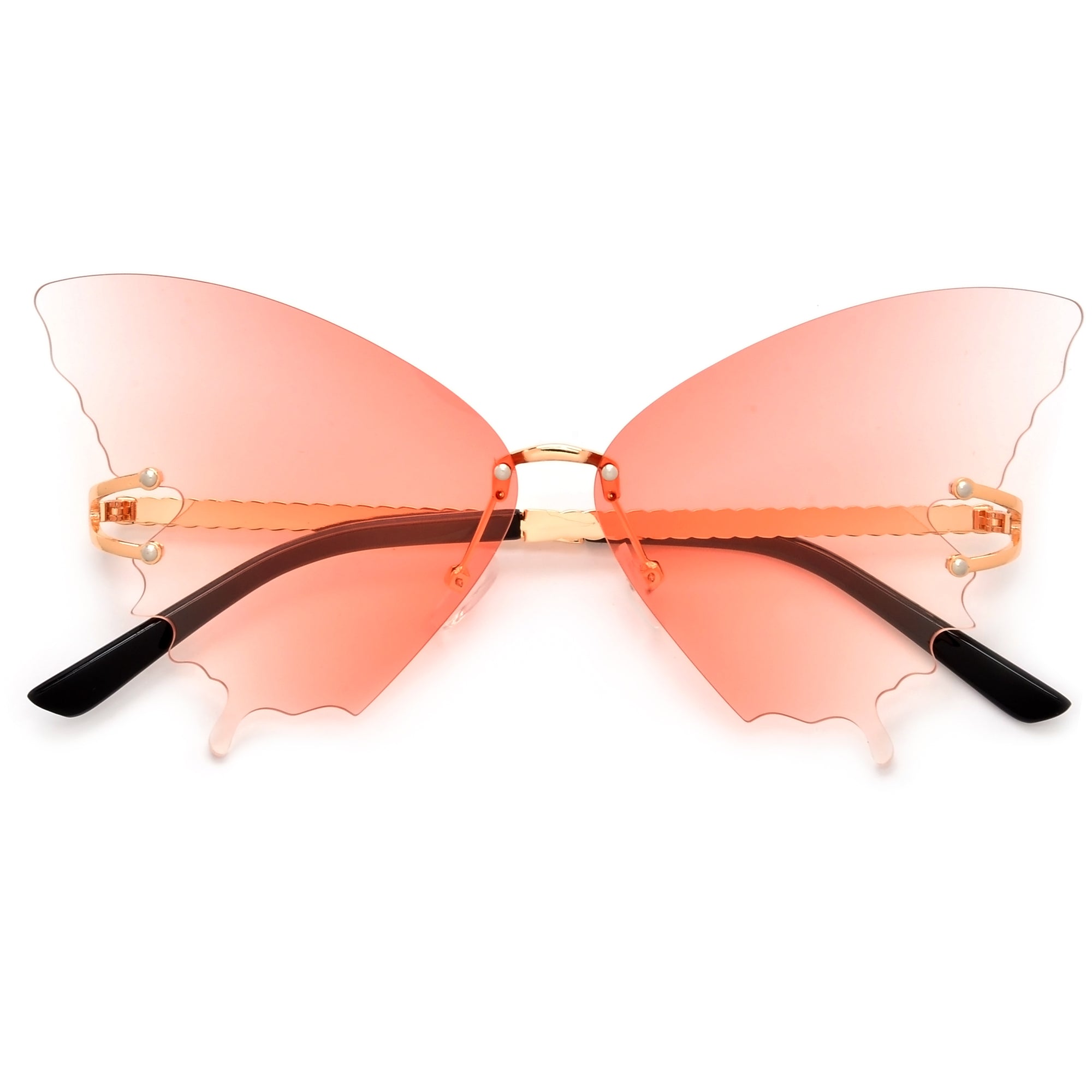 Ultra Cute Rimless Butterfly Sunnies