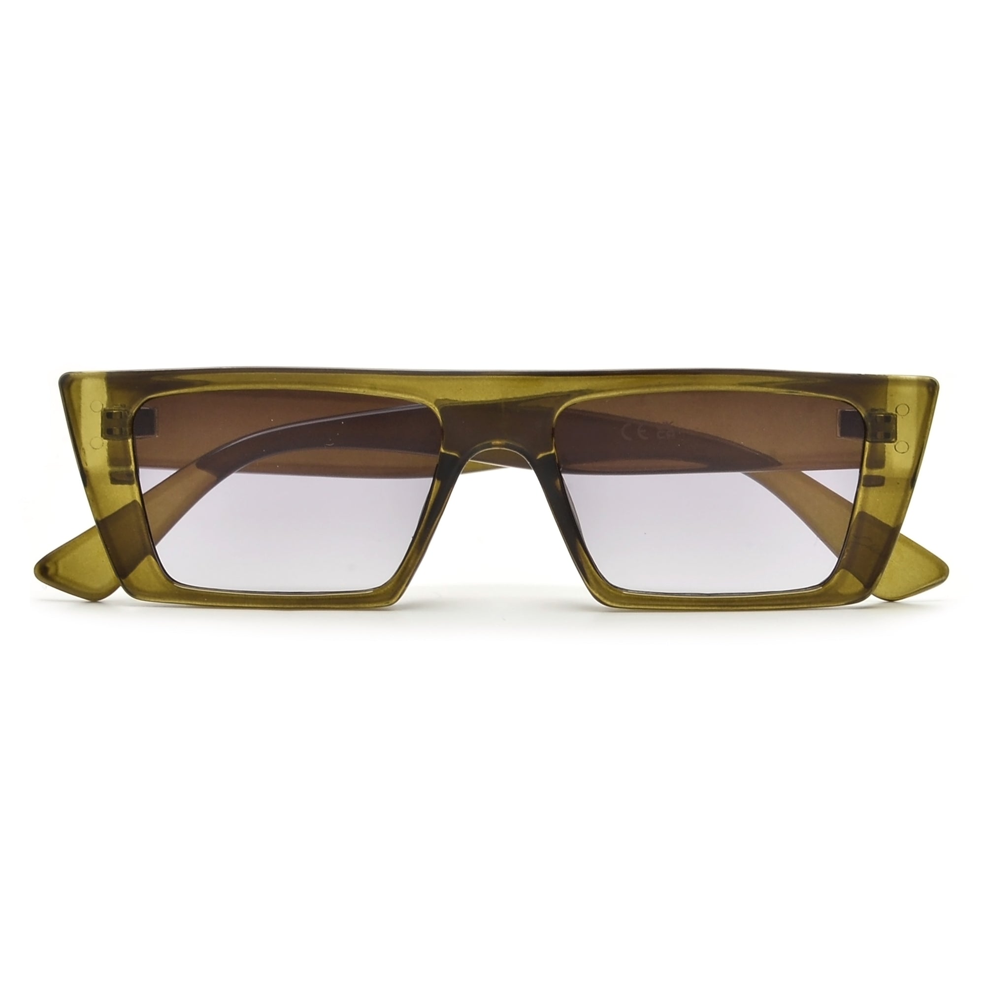 Modern Flat Top Slim Cat Eye Sunnies