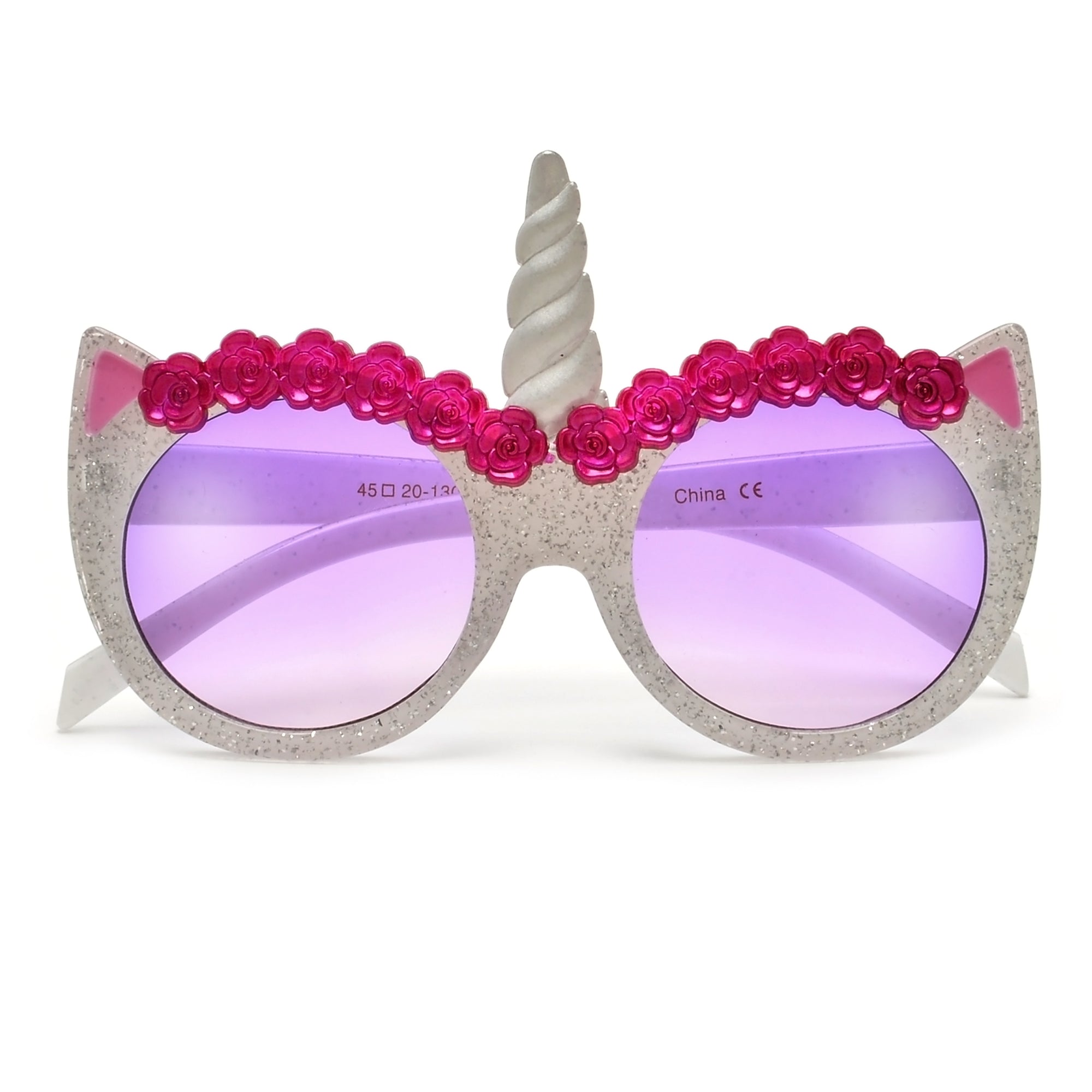 Adorable Alicorn Round Cat Eye Kids Sunnies