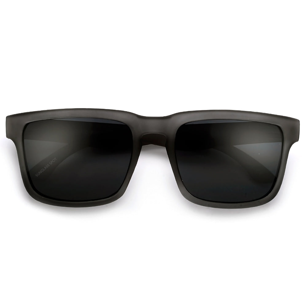 54mm Smooth Matte Keyhole Bridge Men's Daily Shades - Sunglass Spot