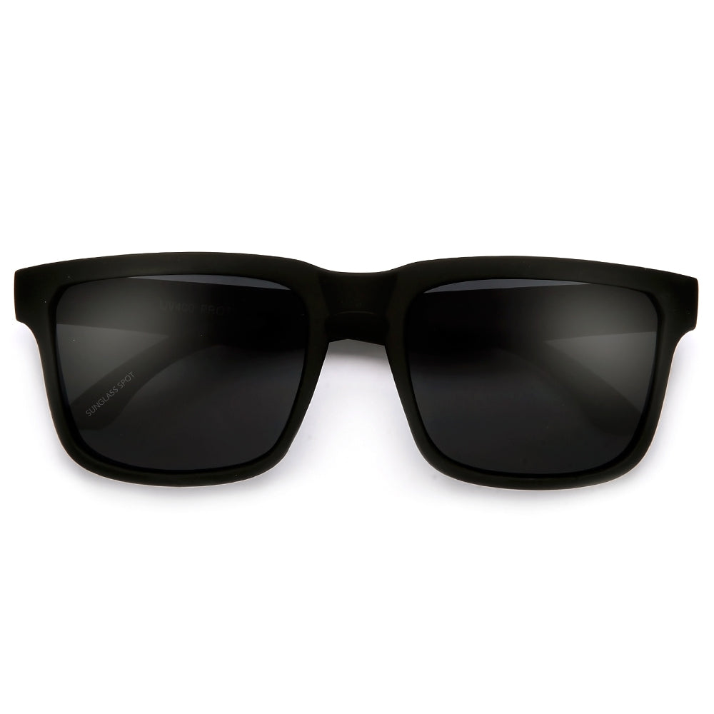 54mm Smooth Matte Keyhole Bridge Men's Daily Shades - Sunglass Spot