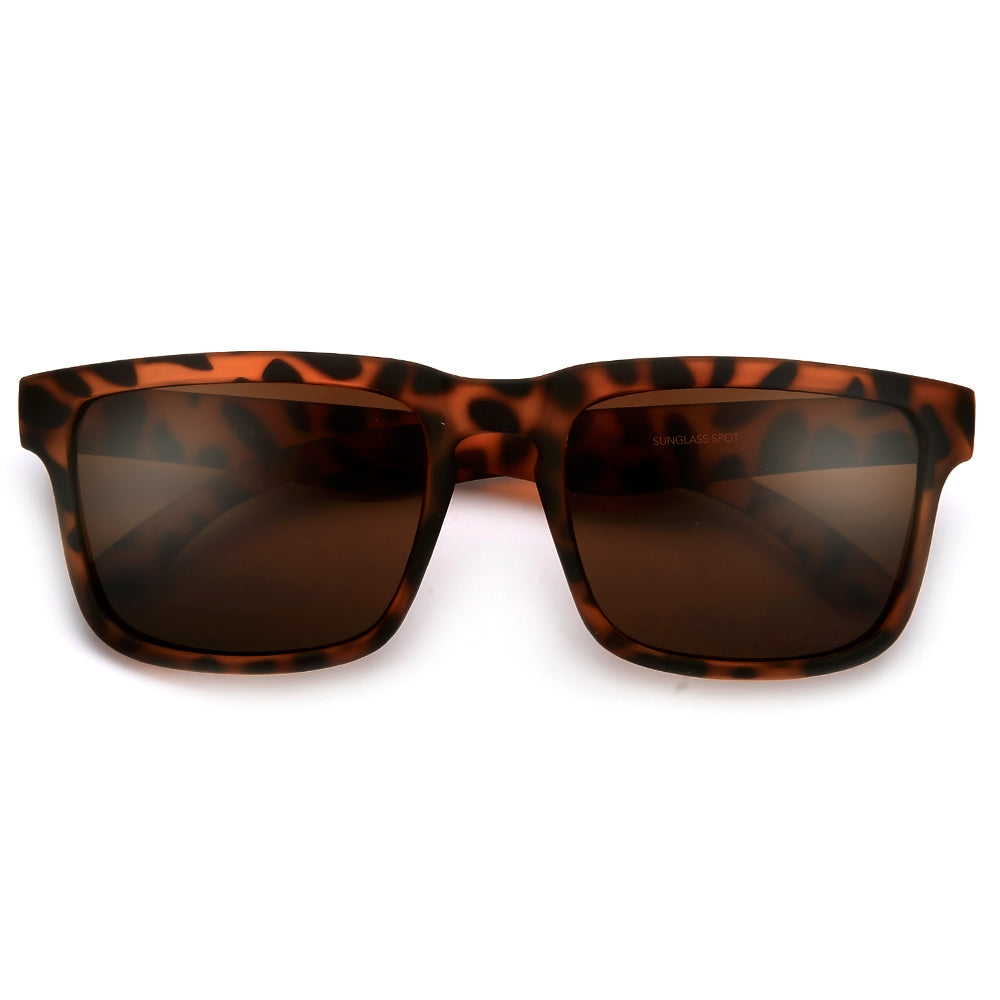 54mm Smooth Matte Keyhole Bridge Men's Daily Shades - Sunglass Spot