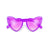 Kids Adorable High Tip Cute Heart Sunglasses