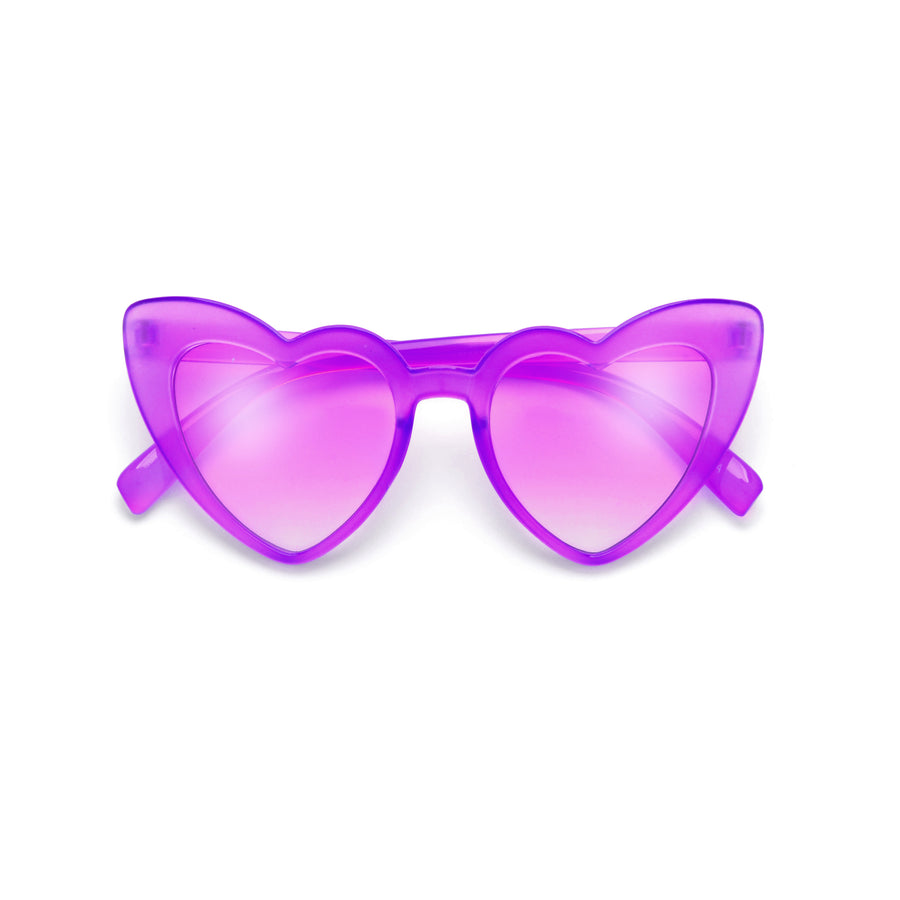 Kids Adorable High Tip Cute Heart Sunglasses - Sunglass Spot