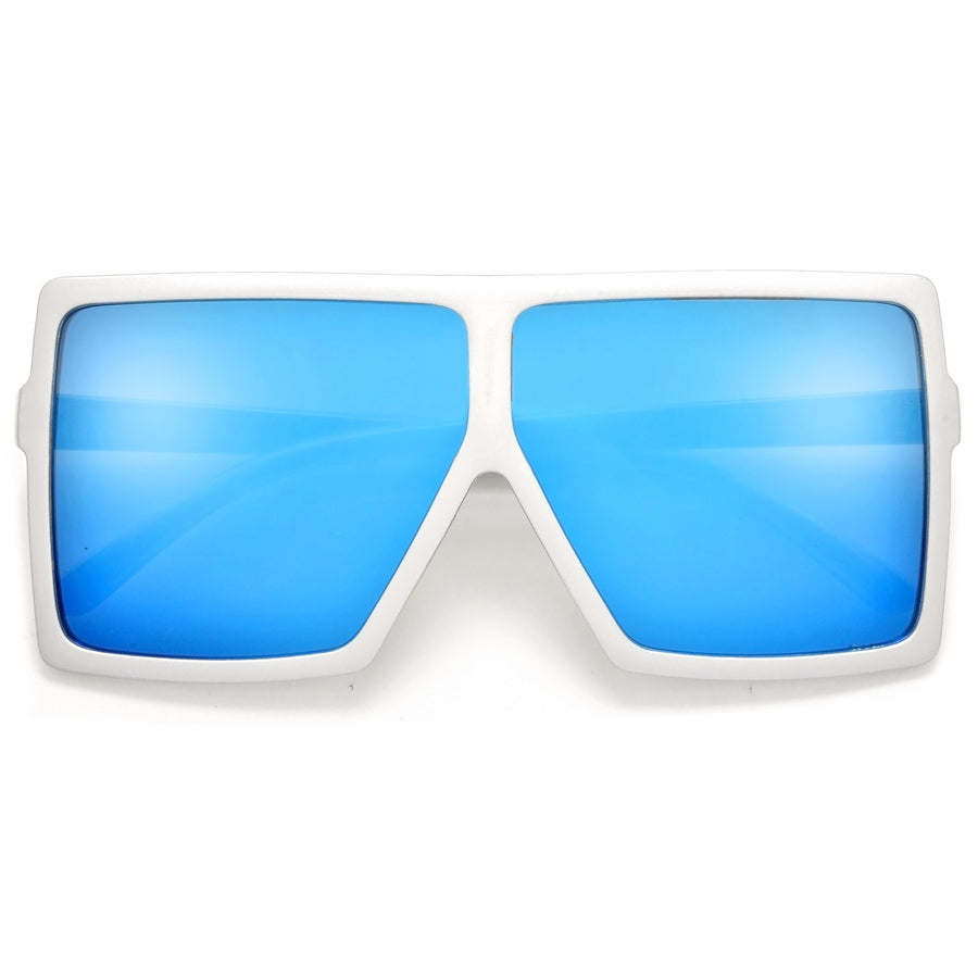 OVERSIZE BOLD SQUARED OFF BLOCK SUNGLASSES - Sunglass Spot