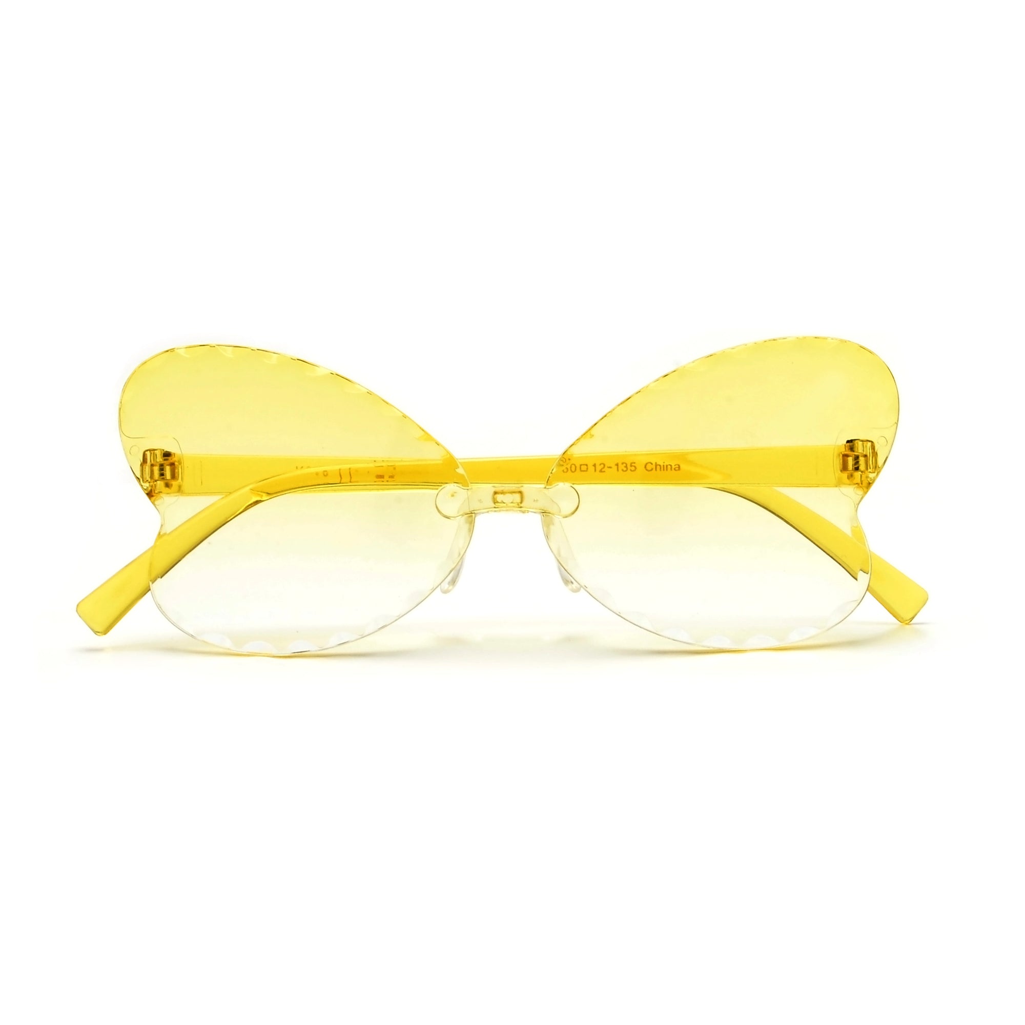 Cute Rimless Butterfly Kids Fit Sunnies