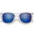 Classic Clear Frame Colorful Revo Lens 80's Sunglasses