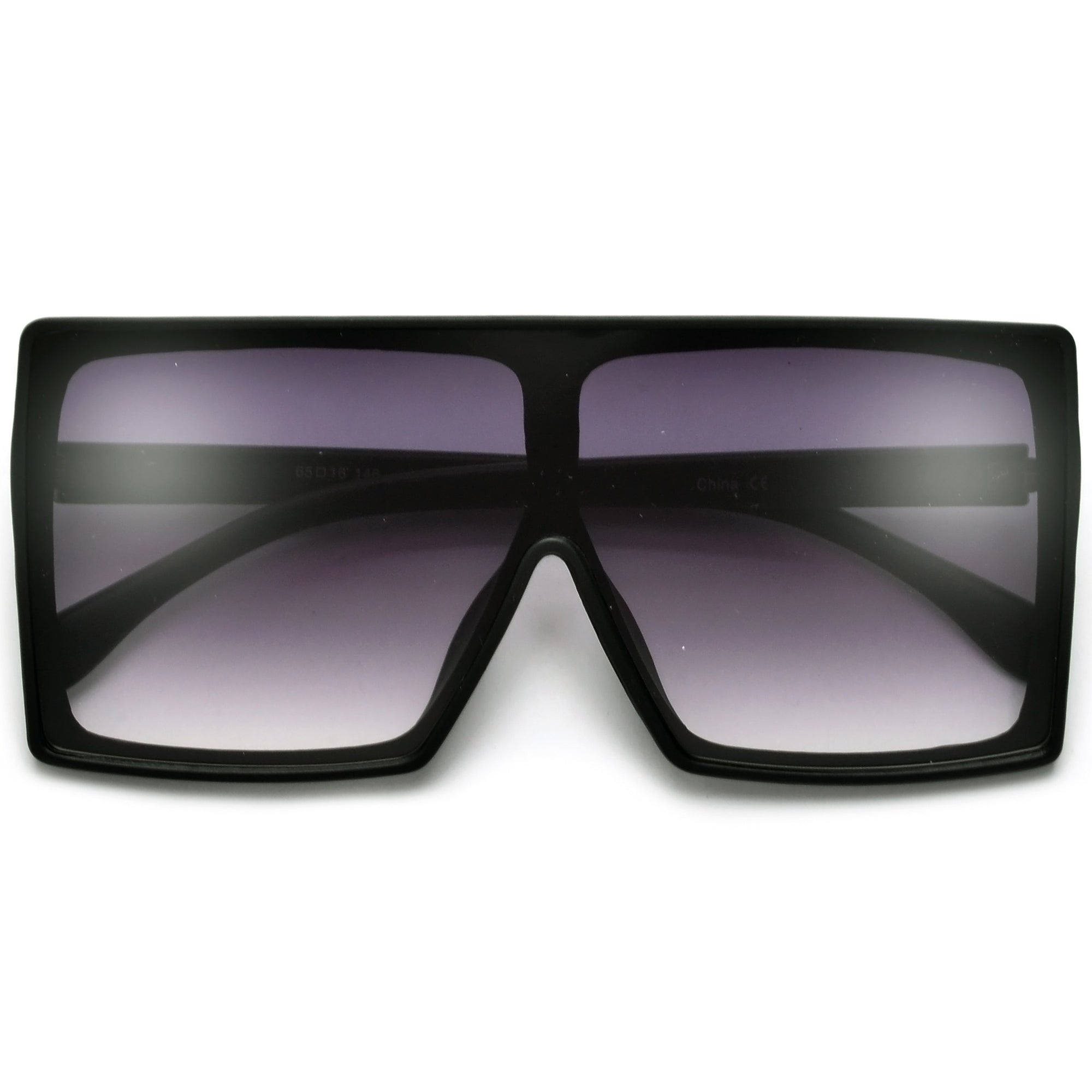 Oversize Bold Squared Off Block Super Shields - Sunglass Spot