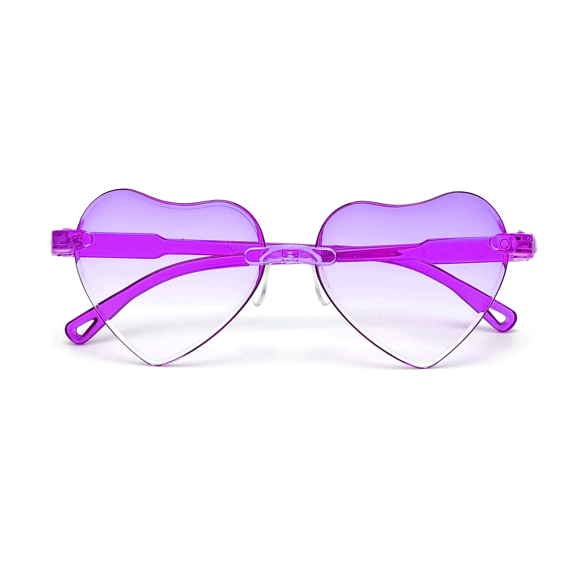 KIDS CUTE RIMLESS HEART SUNNIES