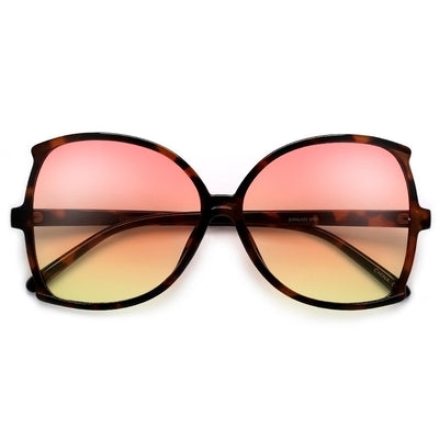 Oversize 62mm Women's Sophisicated Glam Butterfly Sunglasses - Sunglass Spot
