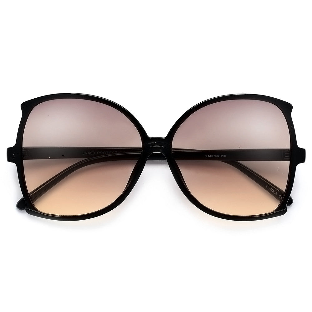 Oversize 62mm Women's Sophisicated Glam Butterfly Sunglasses - Sunglass Spot