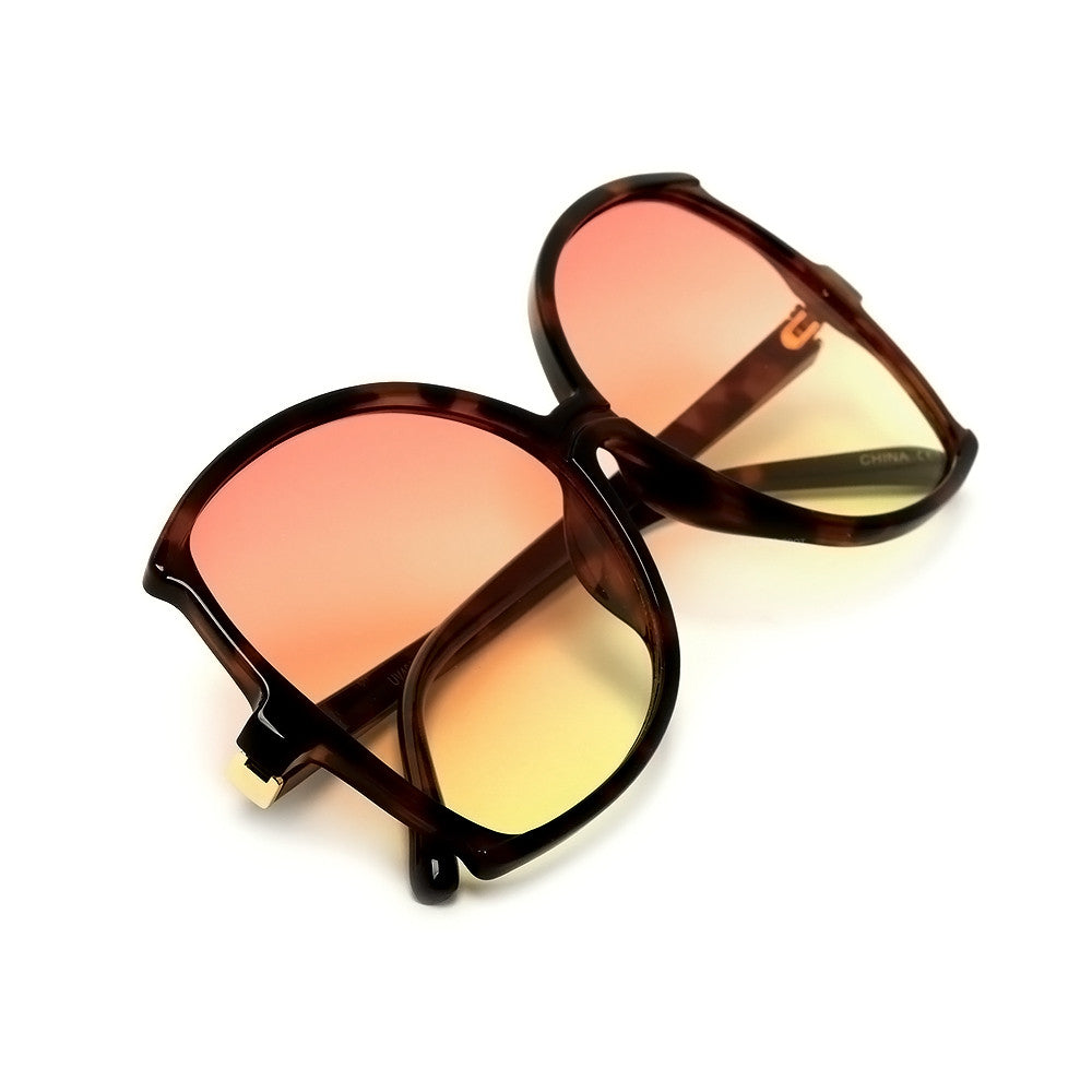 Oversize 62mm Women's Sophisicated Glam Butterfly Sunglasses