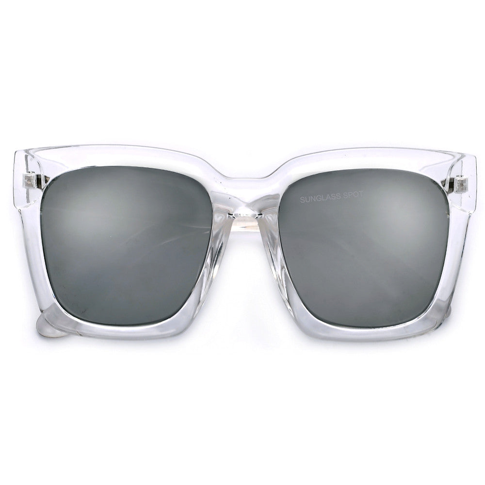 Boldly Chic Oversize 57mm Cat Eye Sunnies - Sunglass Spot