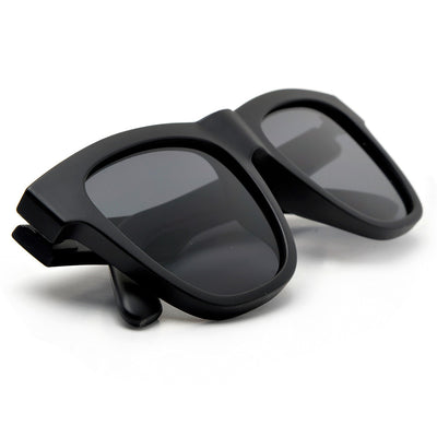 Modern Flat Lens Classic 80's Sunglasses - Sunglass Spot